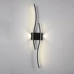 Aplica de perete LED Osman 30W, negru/alb, 2400 lm, 3 temperaturi, 78 cm