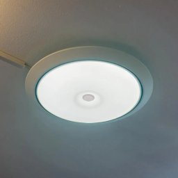 Plafoniera LED Atlas 18W cu senzor de miscare, alba, 1800 lm, 29 cm