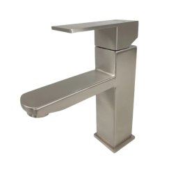 Baterie lavoar CHAMPION KUB-001 din inox satinat, design modern