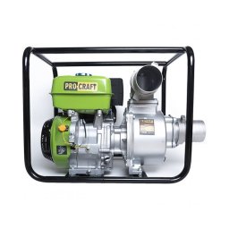 Motopompa pe benzina Procraft WP100 cu motor 4T, debit mare si cadru metalic