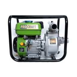 Motopompa pe benzina ProCraft WP30, motor 4T, debit 50 m³/h, 50 mm