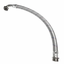 Racord flexibil 60 cm cu cot 1 inch pentru hidrofor, filet 32 mm, Elefant