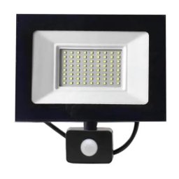 Proiector LED 50W cu senzor de miscare, lumina rece 6500K, IP65 VARGO