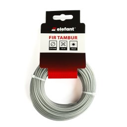 Fir tambur motocoasa cu insertie metalica 2.4 mm, 15 m, Elefant