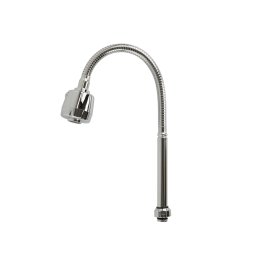 Pipa flexibila pentru baterie cu 2 functii (jet/dus), din inox, FLEKO