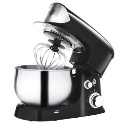 Robot de bucatarie planetar Adler AD 4226, 1200W, bol inox 3L, negru
