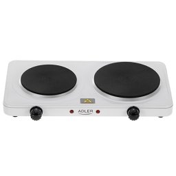 Plita electrica dubla Adler AD 6520, 2500W, 2 ochiuri, termostat 5 trepte
