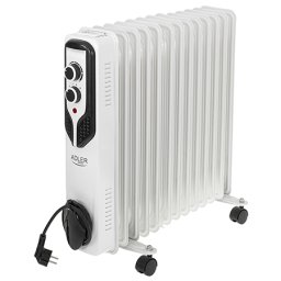 Radiator pe ulei Adler AD 7818 cu 13 elementi si termostat, 2500W