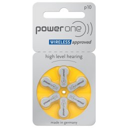 Baterii auditive Power One P10 (PR70) zinc-aer, 6 bucati/blister