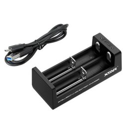 Incarcator portabil Li-ion XTAR MC2 cu 2 sloturi pentru 18650, microUSB
