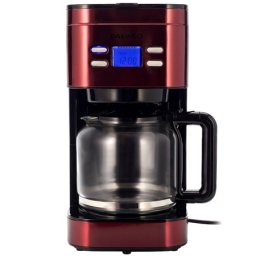 Cafetiera Daewoo 1.5L, 1000W, cu timer digital si anti-picurare