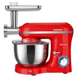 Robot de bucatarie Daewoo 2000W cu mixer si tocator de carne, bol inox