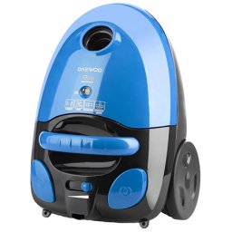 Aspirator cu sac Daewoo 700W, 2L, cablu 5 m, albastru