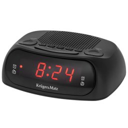 Radio AM/FM cu ceas desteptator Kruger&Matz, afisaj LED, alarma dubla