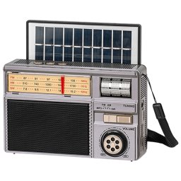 Radio portabil analog cu încarcare solara, Bluetooth si AM/FM/SW Kruger&Matz