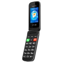 Telefon pentru seniori Kruger&Matz Simple 930 cu clapeta si buton SOS