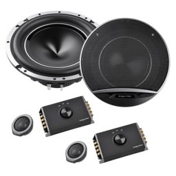 Set difuzoare auto 6.5 inch cu tweetere, crossover si grile Kruger Matz