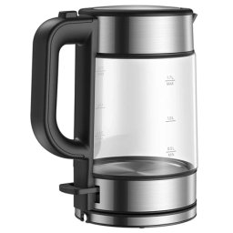 Fierbator electric Xiaomi 1,7 L din sticla, 2200 W, oprire automata