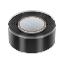 Banda autovulcanizanta Rebel 0,8 x 19 mm, 2,5 m, neagra – izolatie si etansare