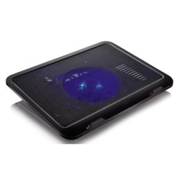 Suport racire laptop Platinet cu 1 ventilator USB si iluminare LED, 15.6