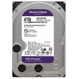 HDD Western Digital WD Purple 4TB SATA III 256MB cache, 3.5" pentru supraveghere