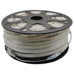 Banda LED flexibila 8 mm, 2700K alb cald, rola 50 m pentru iluminat ambiental