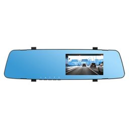 Oglinda retrovizoare cu DVR auto Peiying L100 Basic, ecran 4,5" si camera spate