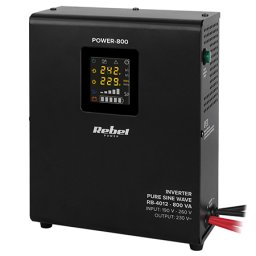 UPS pentru centrala termica Rebel 800VA/500W, sinus pur, 12V cu afisaj