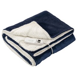 Patura electrica Sencor XL 180x130 cm, 160W, 9 trepte, bleumarin