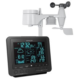 Statie meteo profesionala WiFi Sencor SWS 9700 cu senzor wireless 5în1