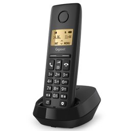Telefon DECT Gigaset Pure 100 cu blocare apeluri, ecran iluminat si agenda