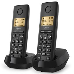 Telefon DECT Gigaset Pure 100 Duo cu 2 receptoare, blocare apeluri