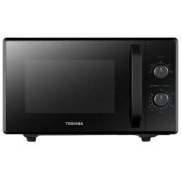 Cuptor cu microunde Toshiba 20L cu grill, control mecanic, negru