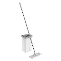 Mop cu galeata cu 2 cuve 5,7 L Teesa New Clean R13, microfibra cu rezerve