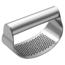 Set presa de usturoi Teesa din inox cu accesorii pentru curatare