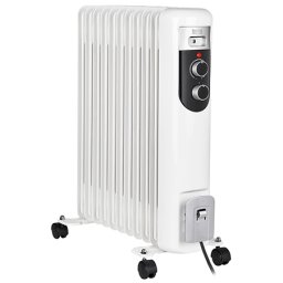 Radiator pe ulei Teesa 2500W cu 11 elementi, termostat si 3 trepte