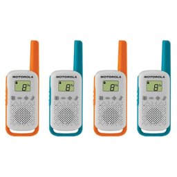 Set 4 statii radio PMR Motorola Talkabout T42, pana la 4 km, 16 canale