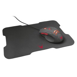 Set mouse gaming Varr 3200 DPI cu mousepad pentru control precis la PC