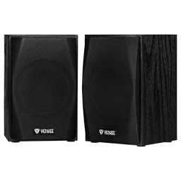 Boxe PC stereo 2.0 Yenkee din lemn, negre, 5W RMS, USB + jack 3.5 mm