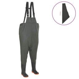 Pantaloni de vanatoare cu cizme, verde, marime 39 GartenMobel Dekor