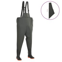 Pantaloni de vanatoare cu cizme, verde, marime 42 GartenMobel Dekor