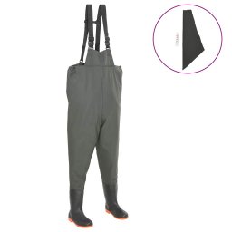 Pantaloni de vanatoare cu cizme, verde, marime 43 GartenMobel Dekor