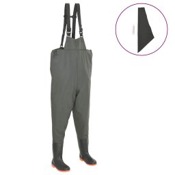 Pantaloni de vanatoare cu cizme, verde, marime 44 GartenMobel Dekor