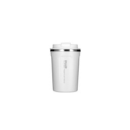 Cana termos pentru cafea din otel inoxidabil 304, 350 ml, alba, Diller