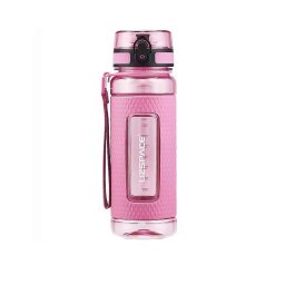 Sticla de apa UZSPACE Sport din Tritan, fara BPA, cu capac, 800 ml, violet