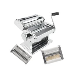 Set masina de întins si taiat paste 14 cm, inox, cu accesorii taitei si ravioli
