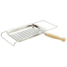 Razatoare pentru nokedli (galuste) cu spatula, metal si lemn, 30 cm