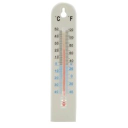 Termometru din plastic 26 cm pentru interior/exterior, interval -40°C la +50°C