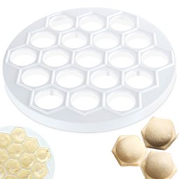 Forma rotunda pentru galuste 37 bucati, plastic rezistent, alb, Vilde