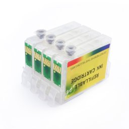 Set cartuse reincarcabile Epson T27 (T2711-T2714), 4 culori, cu chip resetabil